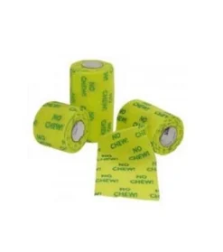 Bandes Cohésives Powerflex No Chew Jaune 10 Cm
