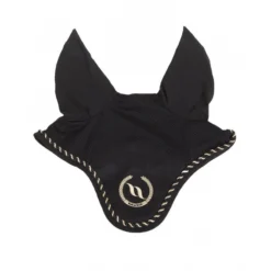 Back On Track Night Collection Bonnet Chevaux Taye Noir - Destockage