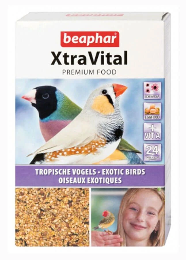 Beaphar XtraVital Oiseaux Exotiques 500 G 1 Beaphar XtraVital Oiseaux Exotiques 500 G