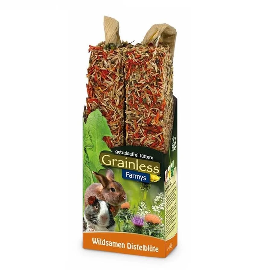 JR Farm Grainless Farmys Snack Graines Sauvages & Chardon 140 G 1 JR Farm Grainless Farmys Snack Graines Sauvages & Chardon 140 G