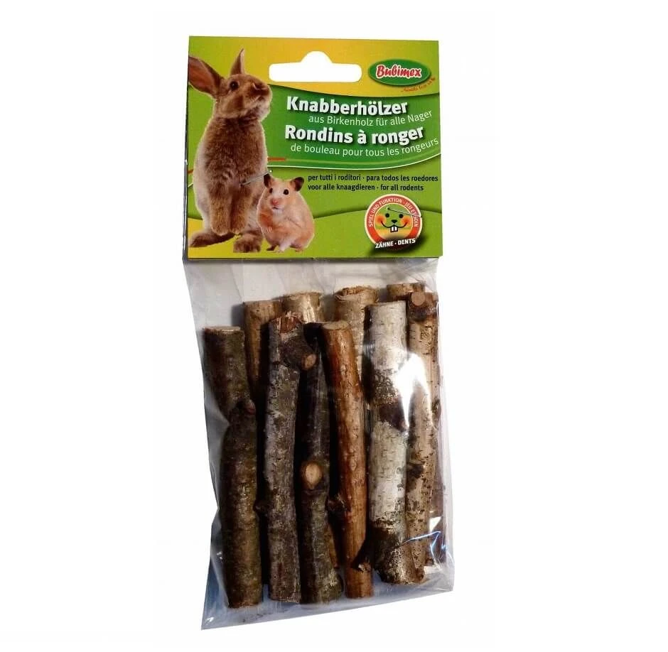 Bubimex Rondin De Bouleau à Ronger X10 1 Bubimex Rondin De Bouleau à Ronger X10