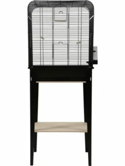 Zolux Cage Chic Loft Noir Pour Oiseaux M