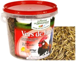 Vers De Farine Déshydratés 375 G