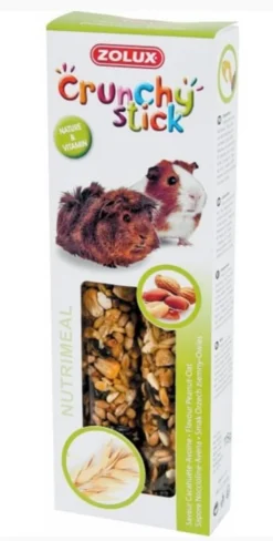 Zolux Crunchy Stick Cochon D'inde Cacahuète / Avoine 115 G