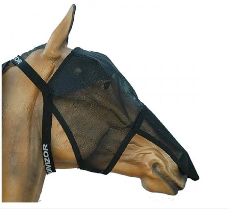 Equivizor Masque Anti-mouche Avec Oreilles Pour Cheval 74/76 Cm 1 Equivizor Masque Anti-mouche Avec Oreilles Pour Cheval 74/76 Cm