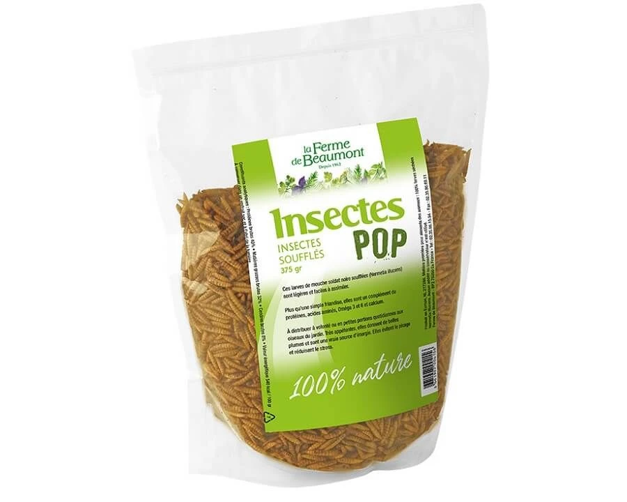 Ferme De Beaumont Insectes Soufflés Pop 375 G 1 Ferme De Beaumont Insectes Soufflés Pop 375 G