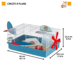Ferplast Cage 9 Plane Hamster 46 Cm -Équilibre Animal ferplast cage 9 plane hamster 46 cm 2
