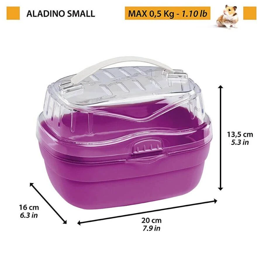 Ferplast Caisse De Transport Aladino Hamster S 2 Ferplast Caisse De Transport Aladino Hamster S – Image 2