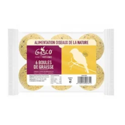 Gasco Boules De Graisse Pour Oiseaux De Jardin X 6