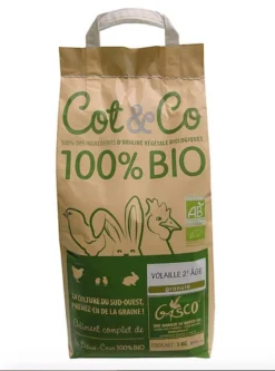 Gasco Cot&Co Bio Volaille 2eme âge 5 Kg