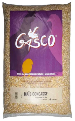 Gasco Maïs Concassé Pour Basse-cour 4 Kg