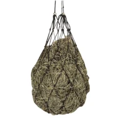 Kerbl Filet à Foin Mailles Cheval Noir 10 X 10 Cm