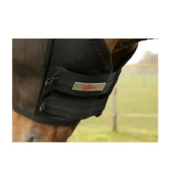 Kerbl Covalliero Masque Anti-mouches Poney -Équilibre Animal kerbl panier noir shetland 2