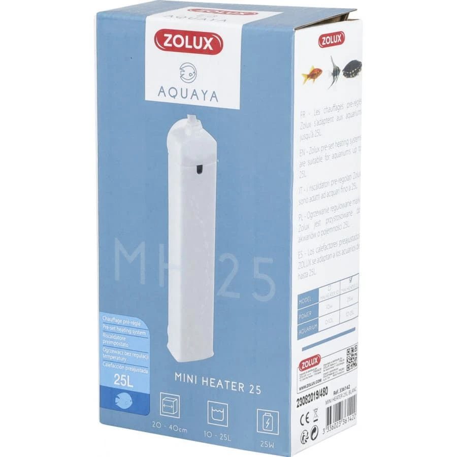 Zolux Aquaya Chauffage D'aquarium MINI HEATER Blanc 25 L 2 Zolux Aquaya Chauffage D'aquarium MINI HEATER Blanc 25 L – Image 2