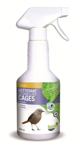 Naturlys Spray Nettoyant Assainissant Cages 500 Ml