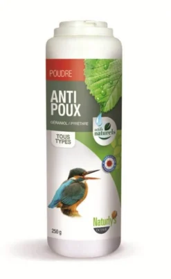 Naturlys Poudre Anti-poux Oiseaux 250 Grs - Destockage