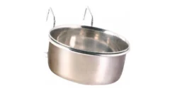 Trixie Mangeoire En Acier Inoxydable Pour Oiseaux 600 Ml