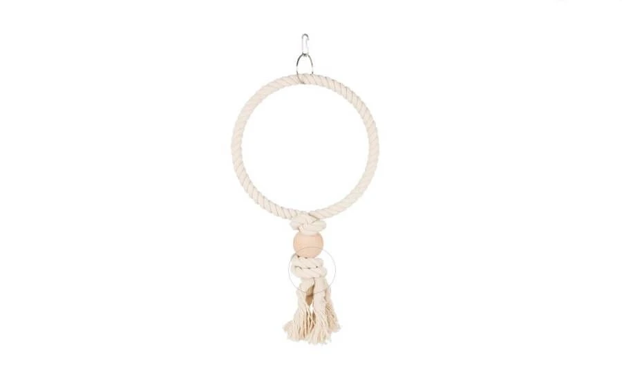 Trixie Perchoir Anneau En Corde Pour Oiseaux 24 Cm
