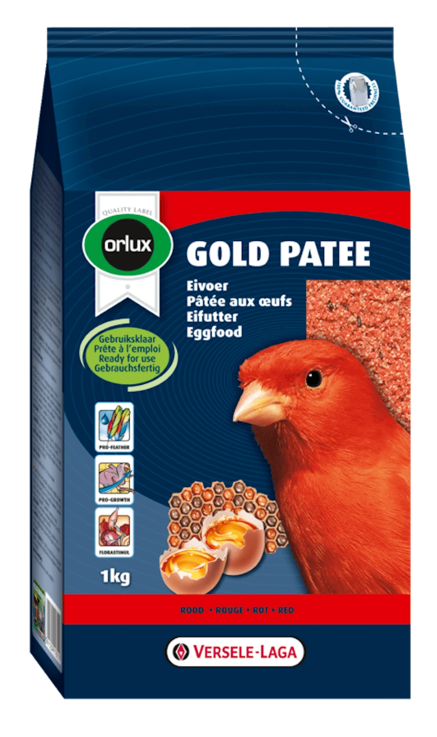 VERSELE-LAGA Versele Laga Orlux Pâtée Rouge 1 Kg 1 VERSELE-LAGA Versele Laga Orlux Pâtée Rouge 1 Kg