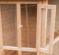 Volière Hexagonale Bois -Équilibre Animal volie re3 1