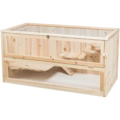 Trixie Cage Pour Rongeurs En Bois 100 X 50 X 50 Cm -Équilibre Animal zolux cage pour rongeurs en bois 100 x 50 x 50 cm 2