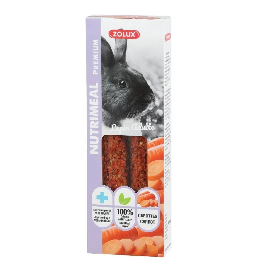 Zolux Nutrimeal Stick Lapin Carotte 115 G 1 Zolux Nutrimeal Stick Lapin Carotte 115 G